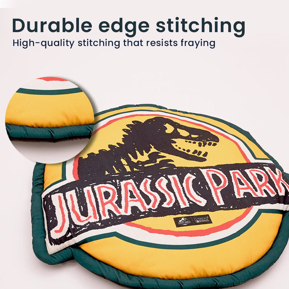 Jurassic Park Cushioned Mat for Dogs | Dinosaur Travel & Rest Mat