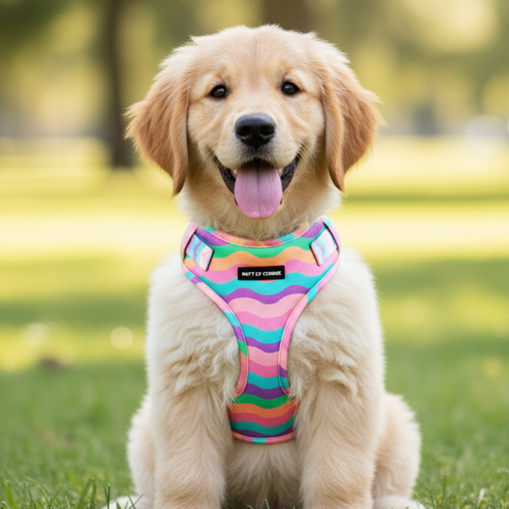 Marshmallow Rainbow Dog Harness – Mutt of Course