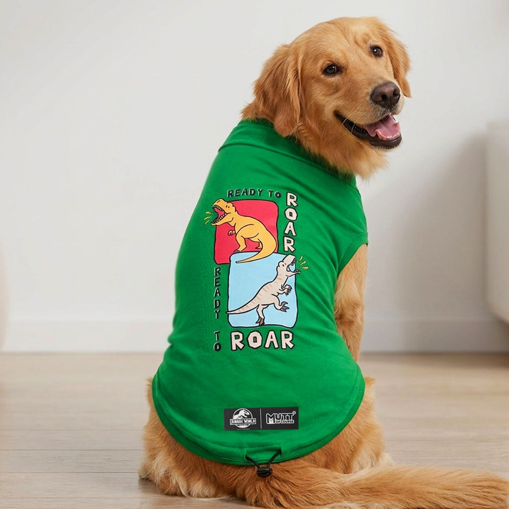 Jurassic Ready to Roarr Dog T-Shirt