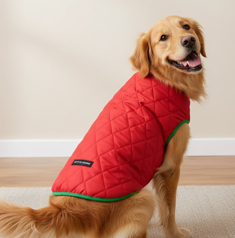 Quilted Red Dog Jackets