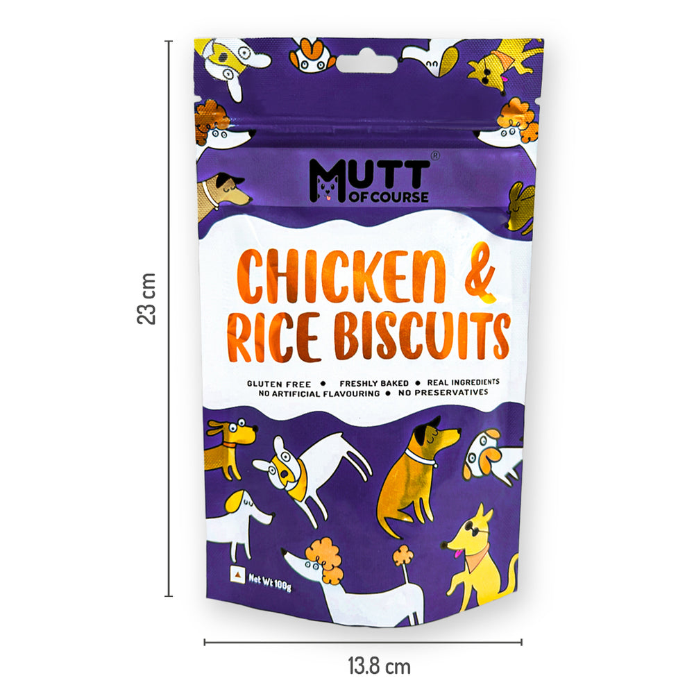 Chicken Rice Biscuits (For Cats And Dogs)