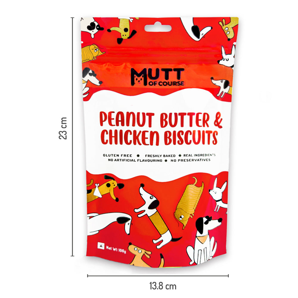 Peanut Butter Chicken Pet Treats (Gluten Free)