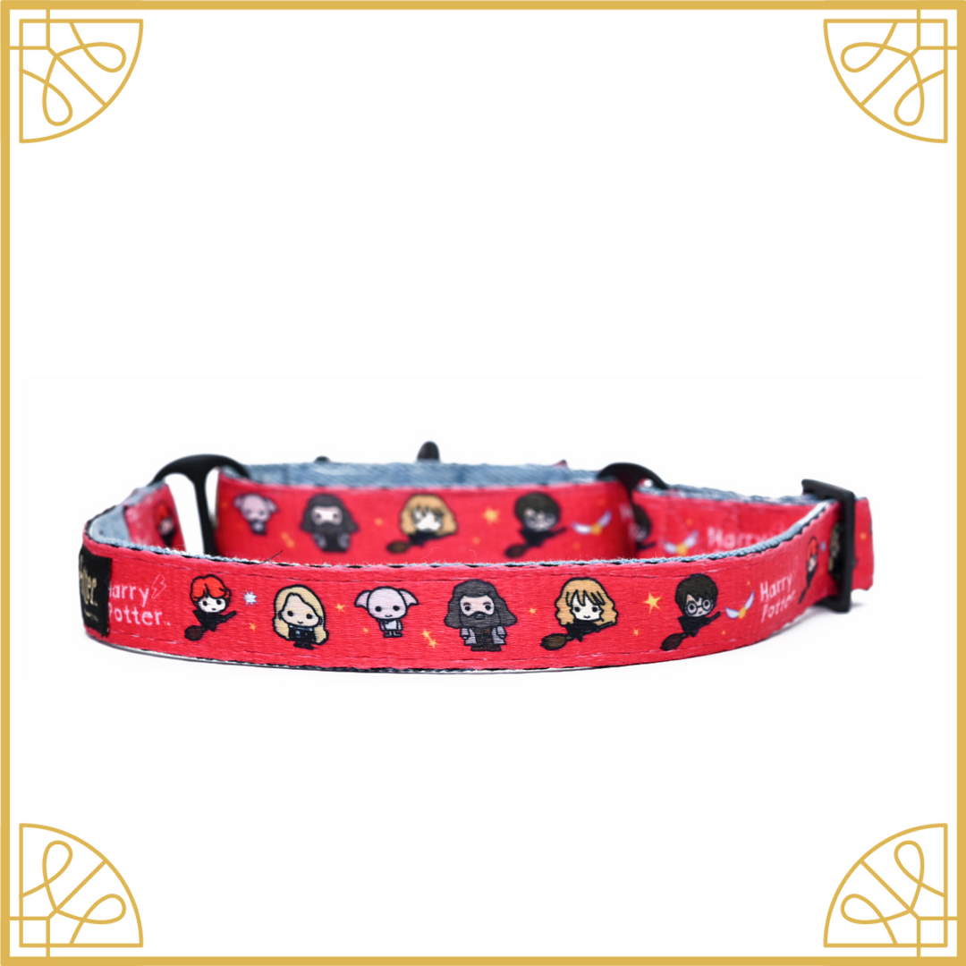 Friends of HP Martingale Dog Collar Harry Potter Collection