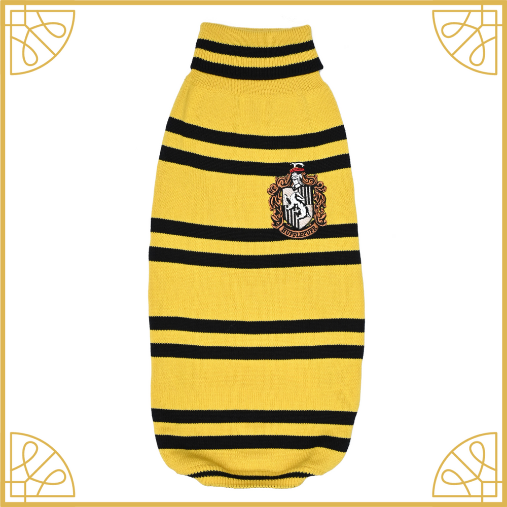 Harry Potter Hufflepuff Dog Sweater by Mutt of Course