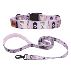 Gin N' Tonic Collar + Leash Set